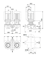 Grundfos In-line pompe TPD 125-230/4 A-F-A-BQQE-OW3