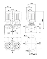 Grundfos In-line pompe TPD 125-100/6 A-F-A-BQQE-KW5
