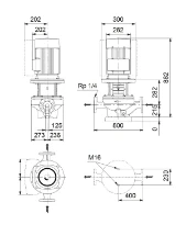 Grundfos In-line pompe TP 125-80/6 A-F-A-BQQE-JW5