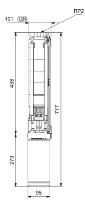 GRUNDFOS SP9- 4 Rp2 4"3X380-415/50 0.75kW