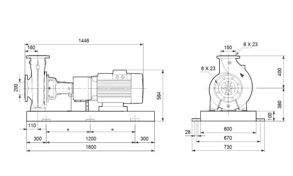 Grundfos NK 150-200/224AA2F1AESBQQEOW3