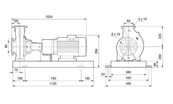 Grundfos NK 65-200/219AA2F2AESBQQEKW3