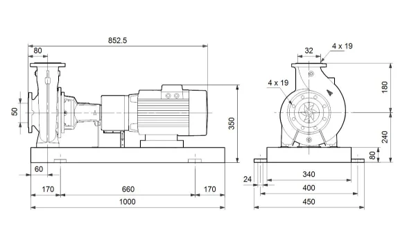 Grundfos NK 32-200/197AA2F2AESBQQEFW3