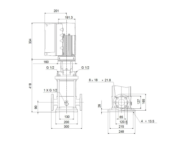 GRUNDFOS CRNE20-2 N-FGJ-A-E-HQQE 3x380-500 60 HZ