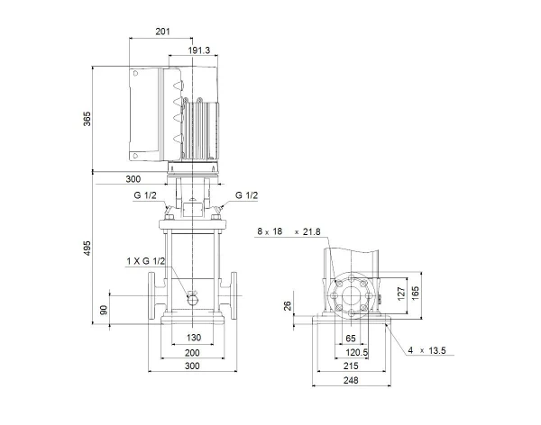 GRUNDFOS CRNE20-3 N-FGJ-A-E-HQQE 3x380-500 60 HZ