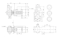 Grundfos NB 150-315/322AAF1AESBQQEPW5