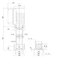 GRUNDFOS CRE45-1-1 A-F-A-E-HQQE 3x380-500 60 HZ