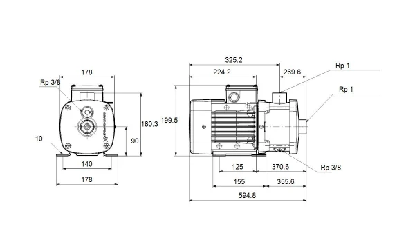 GRUNDFOS CM3-12 A-R-I-E-AQQE F-A-A-N