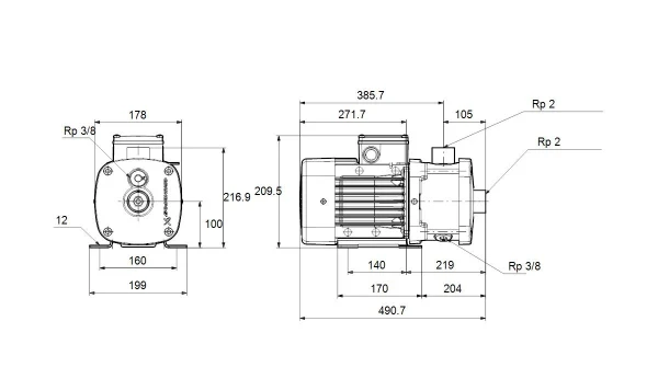 GRUNDFOS CM15-2 A-R-I-E-AQQE F-A-A-N