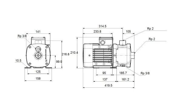 GRUNDFOS CM15-1 A-R-I-E-AQQE F-A-A-N
