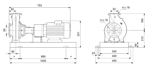 Grundfos NK 32-160.1/137AA2F2AESBQQECW3