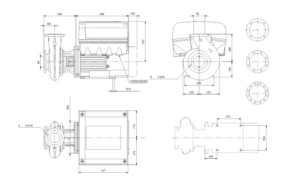 Grundfos NBE 65-160/157AAF2AESBQQENWB
