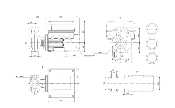 Grundfos NBE 40-160/177AAF2AESBQQENWB
