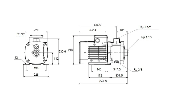 GRUNDFOS CM10-6 A-R-I-E-AQQE F-A-A-N