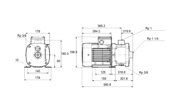 GRUNDFOS CM5-10 A-R-I-E-AQQE F-A-A-N