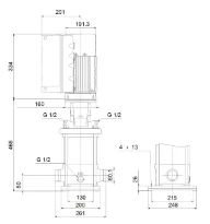 GRUNDFOS CRNE10-5 N-P-A-E-HQQE 3x380-500 60 HZ