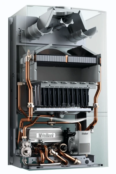 Vaillant atmoTEC Plus VUW 244/4-5 combi chaudière murale gaz (gaz naturel) 24 kW - label ERP CV: C - label ERP sanitaire: B