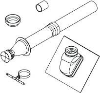 Vaillant kit de passage toiture DN80/125