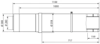 VAILLANT dakdoorvoer diam 200mm pp