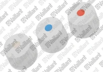 VAILLANT WSS Bouton, blanc, kit de 3