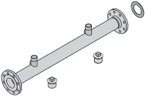 VAILLANT Cascade gas collector uitbreiding 2 of 4 ketels DN80