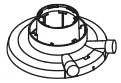 Vaillant RGA adaptateur chaudière PP/acier 60/100 vers 80/125 mm - pour ecoTEC /5-5 et /5-3 (<35kW)