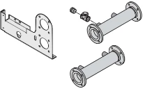 VAILLANT Cascade hydrau collector uitbreiding 1 of 2 ketels DN65