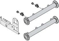VAILLANT Cascade hydrau collector uitbreiding 2 of 4 ketels DN100