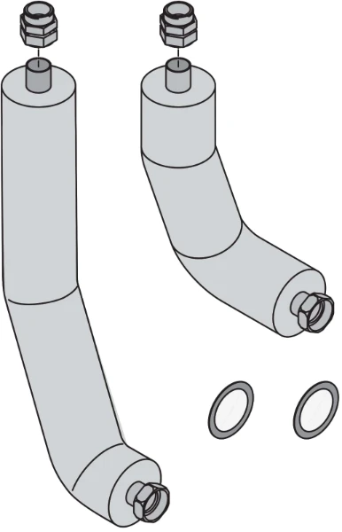 VAILLANT Cascade hydrau aansluiting 'vooraan' voor VC 466
