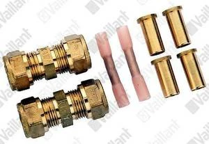 RACCORD A COMPRESSION VAILLANT Avec doig de gant 10mm