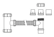Walraven McAlpine Ventadrip set d'évacuation pour boiler 40 mm