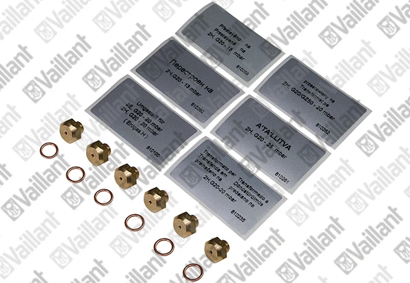 VAILLANT WSS Jeu de conversion injecteurs (6x D 1,50)