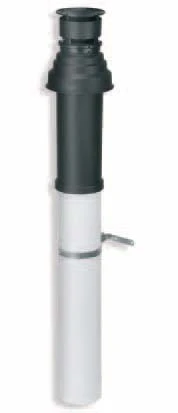 Vaillant RGA concentrique PP/acier passage toiture 80/125 mm - noir