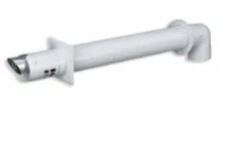 Vaillant RGA concentrique PP/acier passage mural 80/125 mm - blanc - avec coude 90°