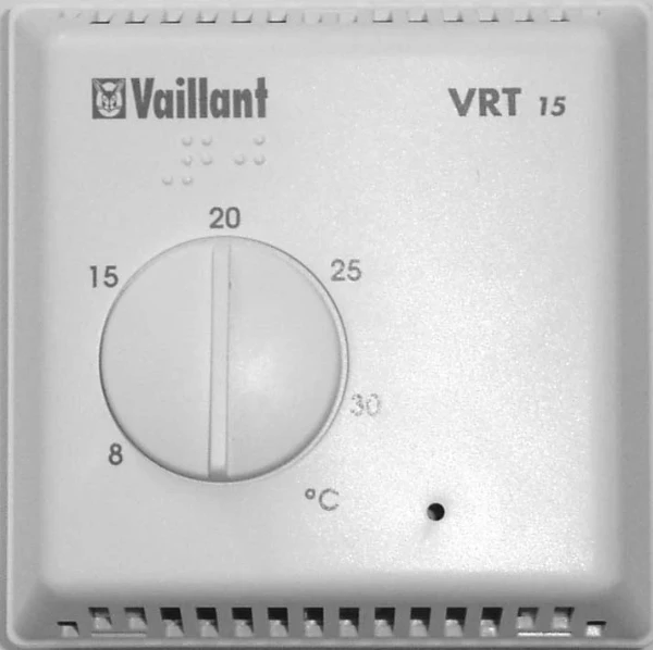 Vaillant calorMATIC VRT 15 thermostat d'ambiance sans horloge - 230V - 2 fils