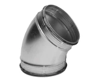 Sanutal Spiralit coude 15° MM 200 x 200 mm - avec joint