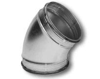 Sanutal Spiralit coude 45° MM 125 x 125 mm - avec joint