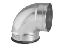 Sanutal Spiralit coude court 90° MF 160 x 160 mm - avec joint