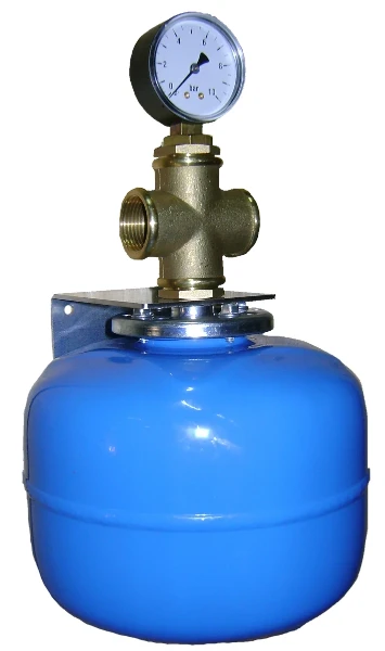 KIN Divertron expansievat (san) 5 l - met muurconsole