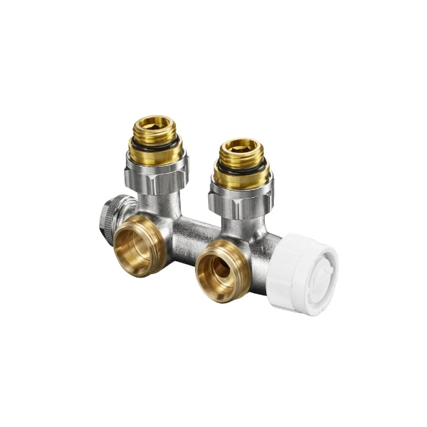 Oventrop Multiblock T radiator kraan 2-pijps, haaks 1/2"F