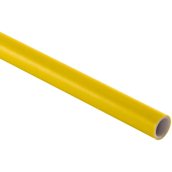 Arcelor Poly-Z Forte gelaste buis PE-mantel 3/4 (lengte 6m) - geel - S195T Vlgs EN 10255 Type H - voor draadtoepassingen - prijs per meter
