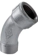 Atusa Galva 040 courbe 45° MF 1/2 x 1/2