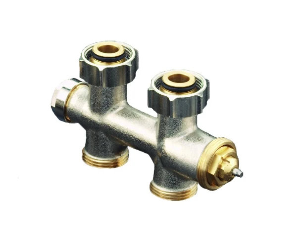 Oventrop Multiblock T radiator kraan 2-pijps, recht 3/4"M