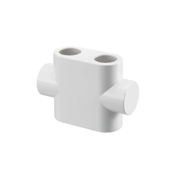 Oventrop Multiblock T afdekplaat, recht wit