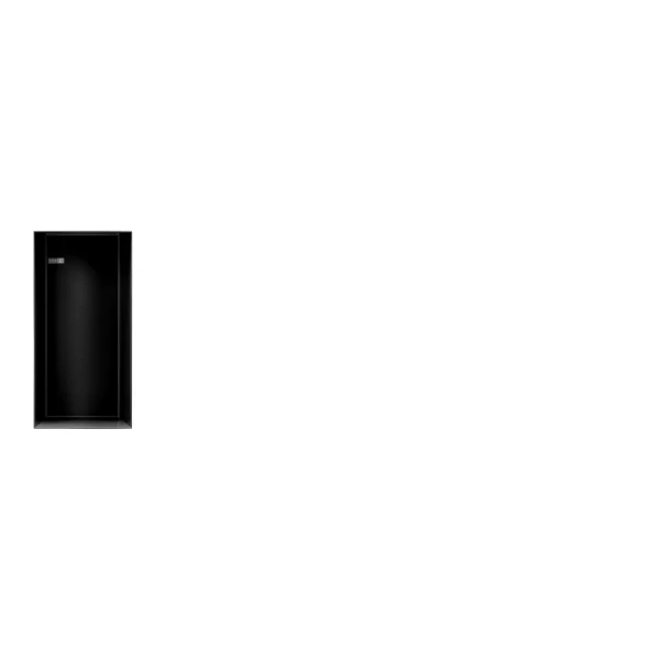 Looox colour box L150xB300mm mat zwart