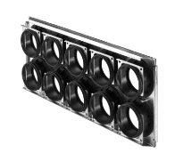 Zehnder ComfoWell 520 plaque de montage 10x ComfoTube 90 - CW-M 520 (RLC)