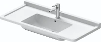Duravit Starck 3 meuble lavabo 1050 x 485 mm - blanc - avec trou de robinet - avec trop-plein