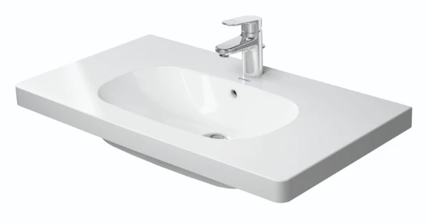 Duravit D-Code lavabo 850 x 485 mm - blanc - avec trou de robinet - avec trop-plein
