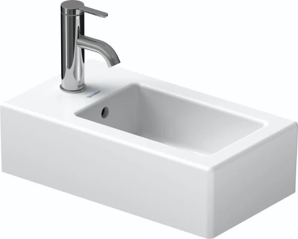 Duravit Vero lave-mains 450 x 250 mm - blanc - avec trou de robinet - avec trop-plein