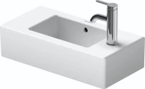 Duravit Vero lave-mains 500 x 250 mm - blanc - avec trou de robinet droite - avec trop-plein